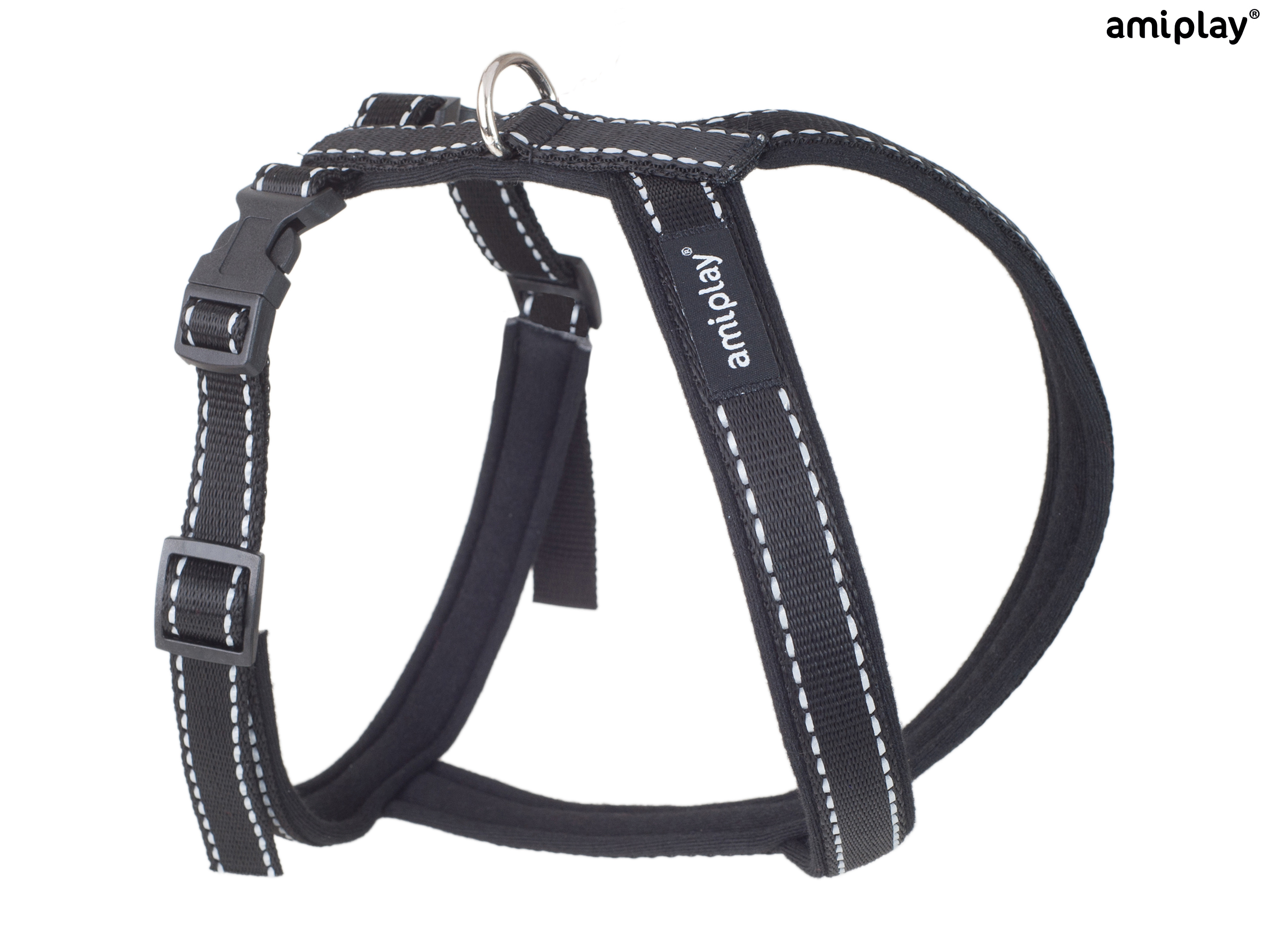 Grand-Soft Reflective Harness  - Black - XS