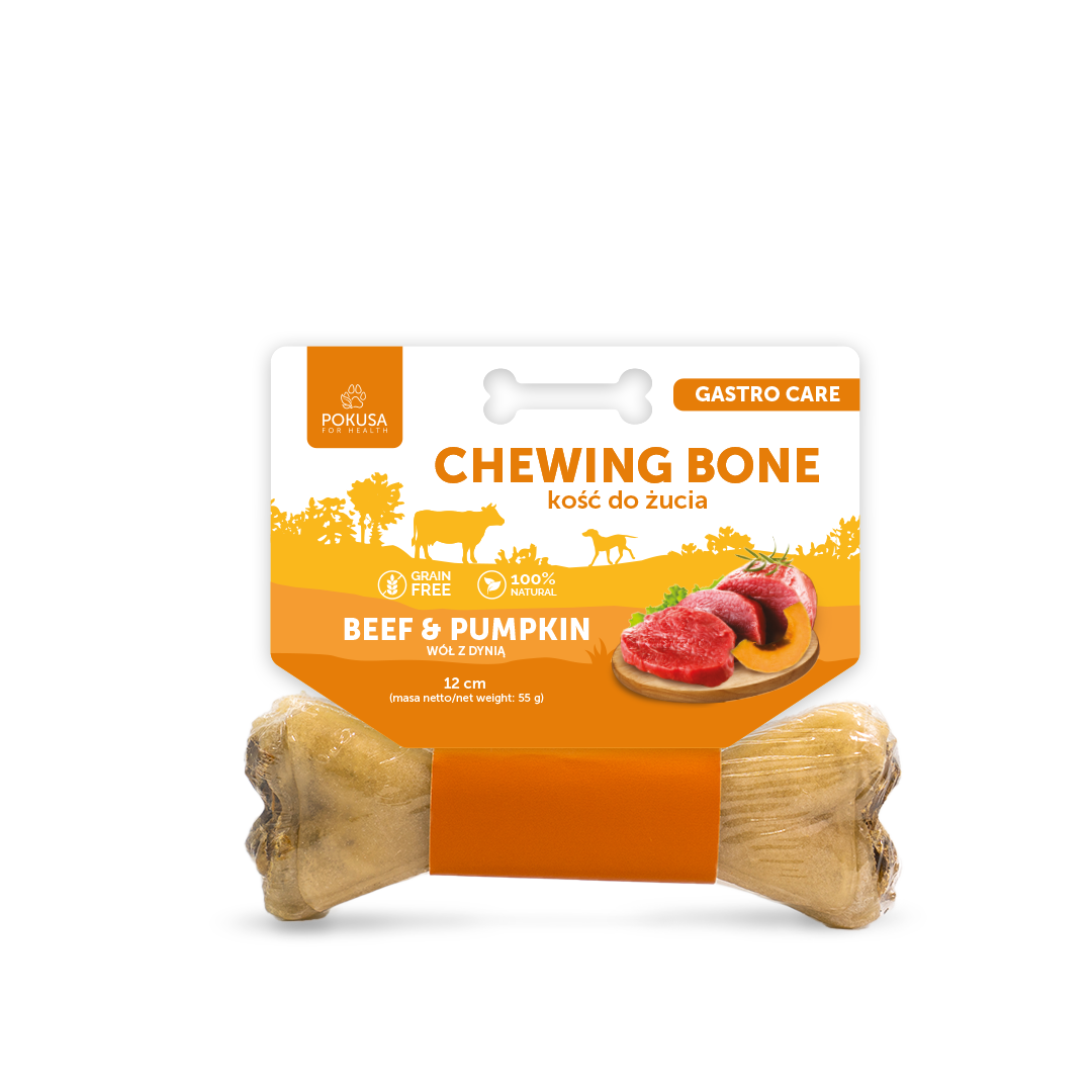 Premium Selection Chewing Bone - 12cm - Beef & Pumpkin