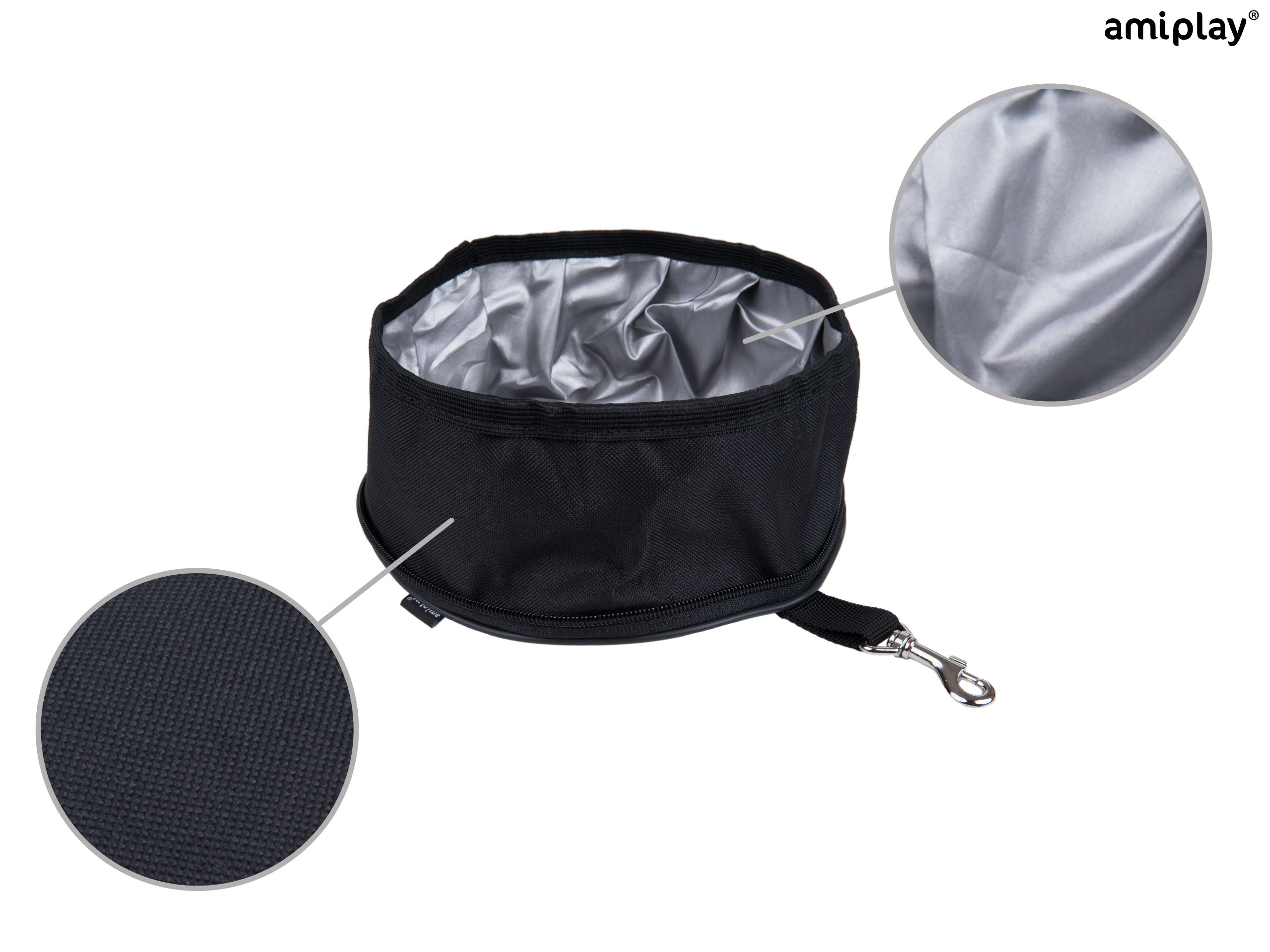AmiTravel Travel Bowl - Black - M