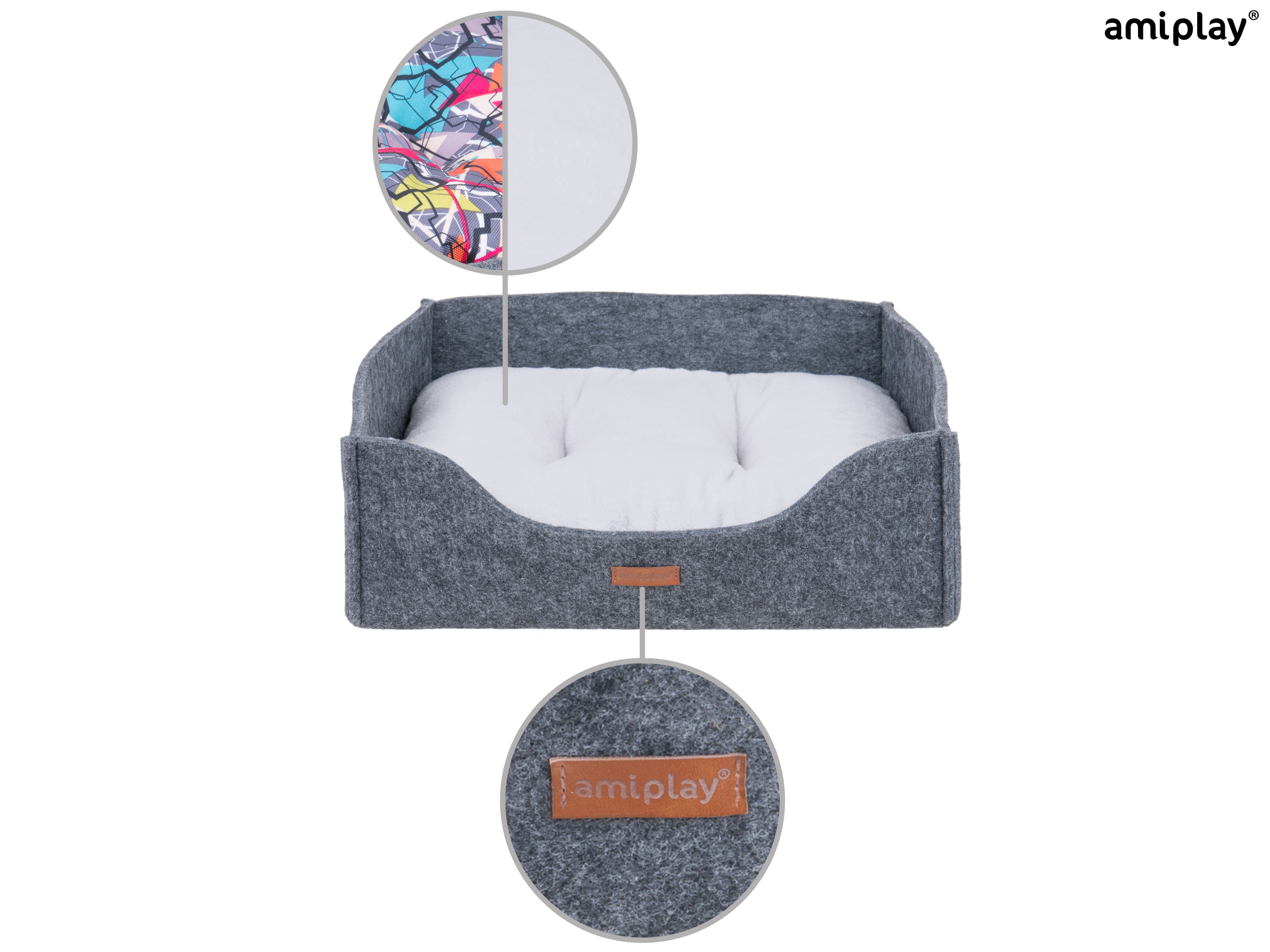 Hyge Sofa 2 in 1 - Gray - S