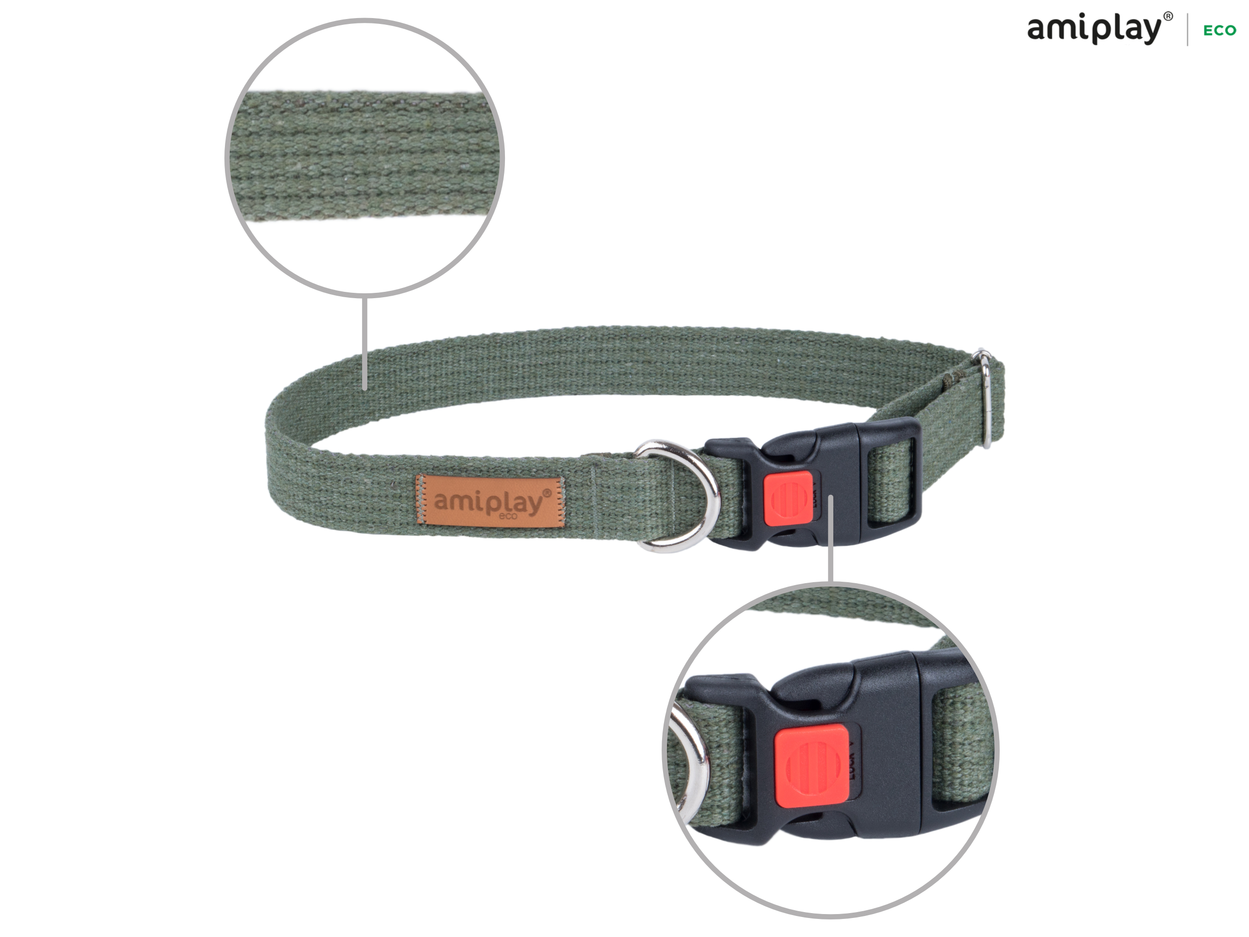 Adjustable Cotton Collar With Lock