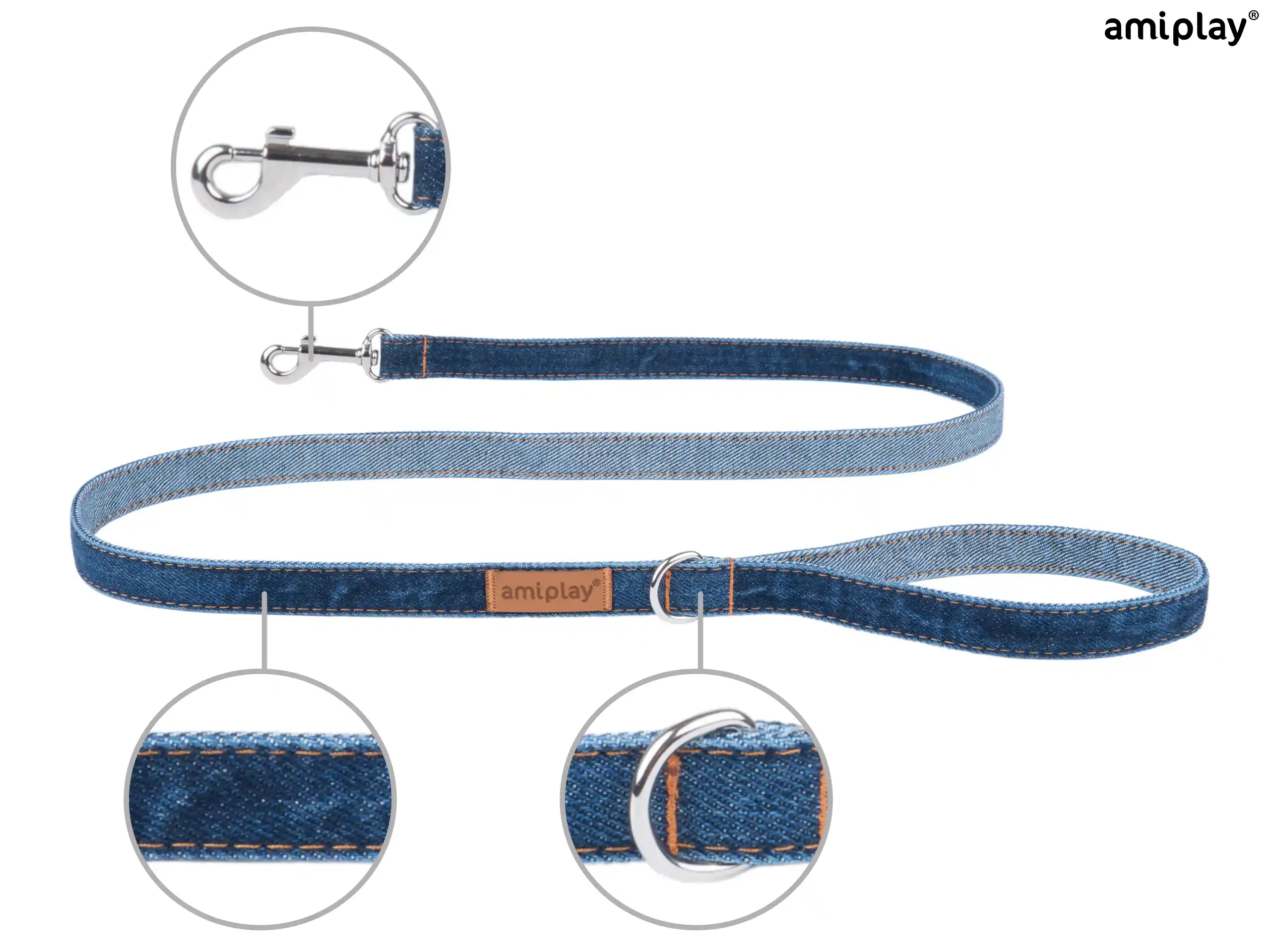 Denim Leash