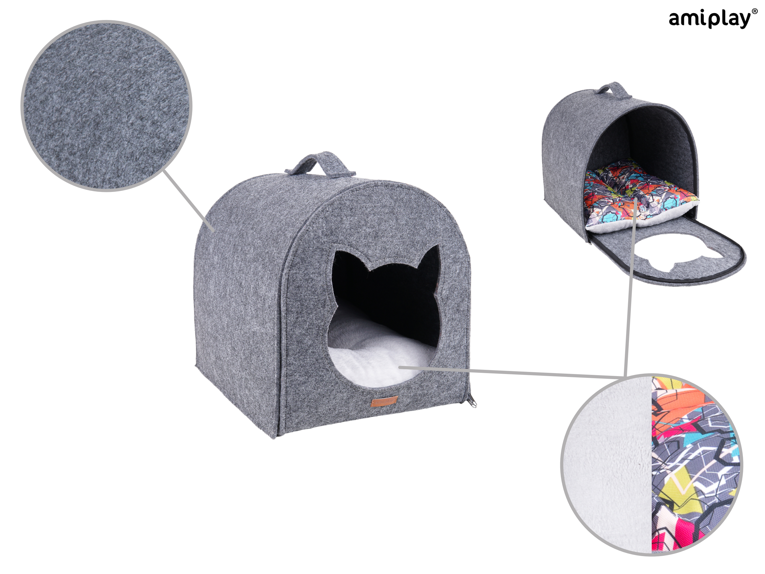 QuPress 2in1 Cat House