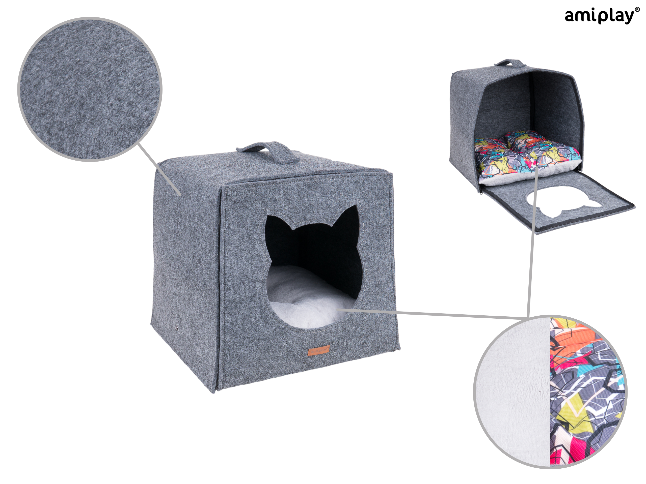 QuPress 2in1 Cat Cube