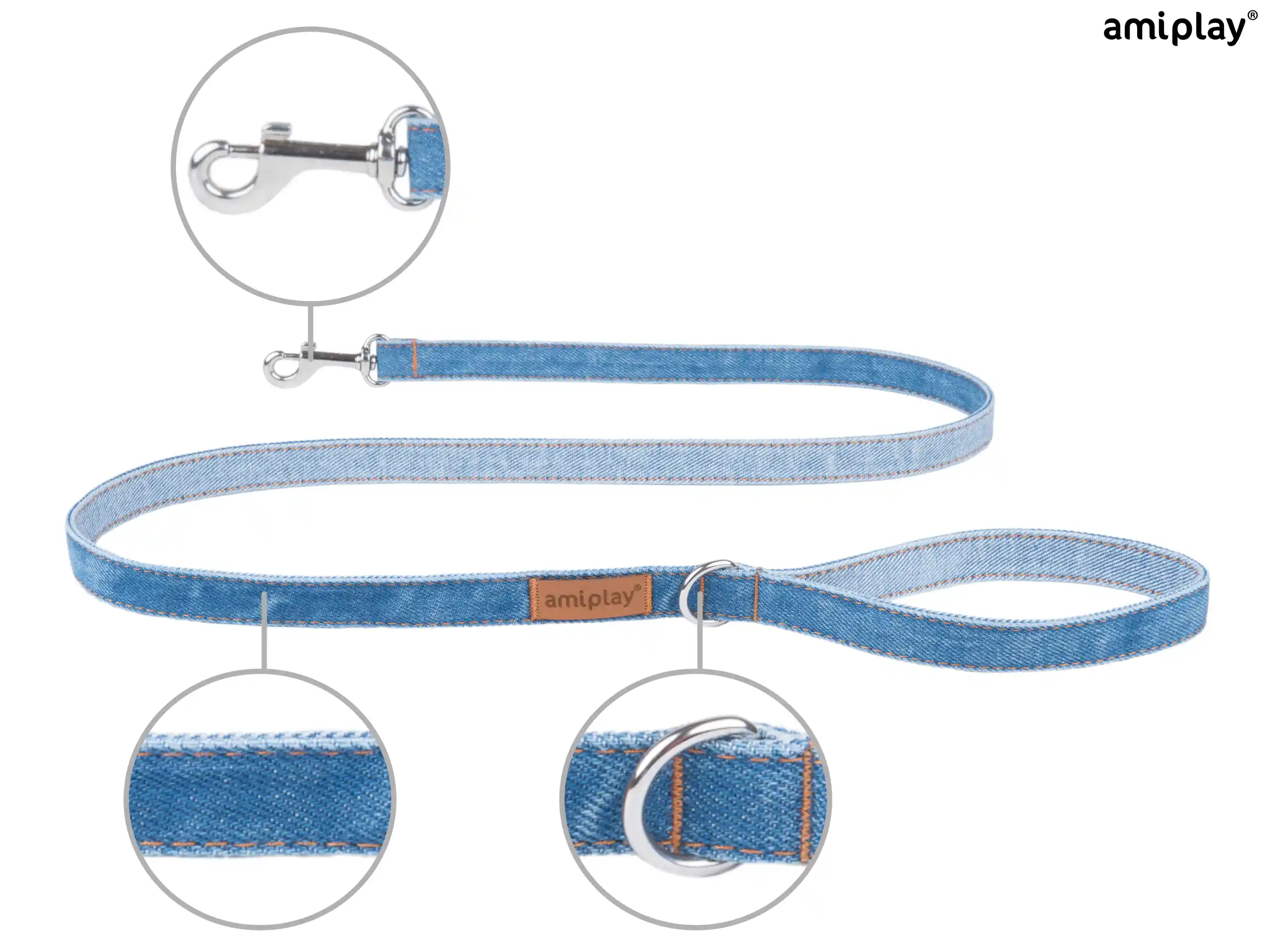 Denim Leash