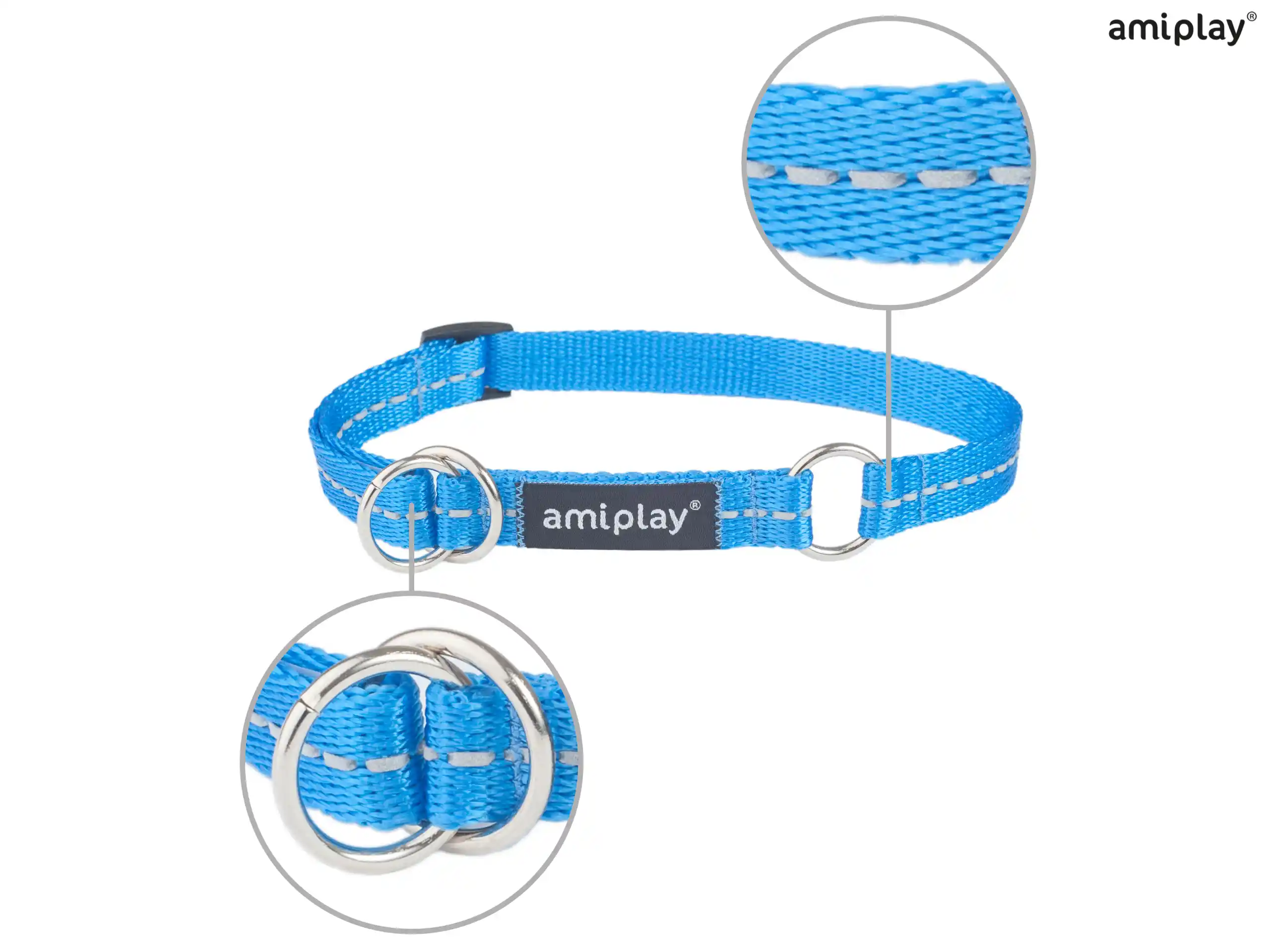 Half-Check Reflective Collar